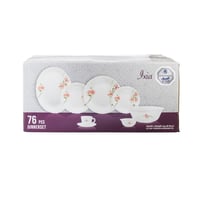 طقم عشاء اركوبال بنقشات ناعمة 76 قطعة 12 شخص