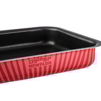 طقم صواني فرن معدن نيوفلون مستطيل بطبقة عازلة للإل...