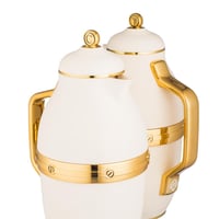 طقم ترامس ديفا من شركة السيف لؤلؤي وذهبي 2 قطعة بس...