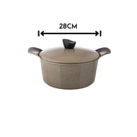 طقم قدور جرانيت جويل بني 9 قطعة بجودة عالية