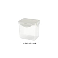 طقم حافظات بلاستيك متعدد الاستخدام 4 قطعة بغطاء لو...