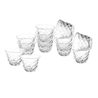 فناجين قهوة سعودي زجاج محفور بتصميم مميز 12 شخص 45...