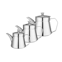 طقم براريد شاي 3 أحجام متنوعة من الستانلس ستيل عال...