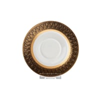 فنجان شاي بورسلان ذهبي 2 قطعة 180 مل