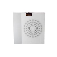 صحن تقديم الحلويات زجاج مدور مزخرف 32 سم