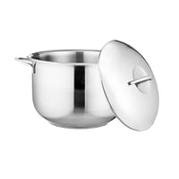 طقم قدور استيل تركي 18/10 , 10 قطعة