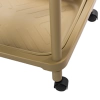 ارفف حامل خضار بلاستيك 4 ادوار بني