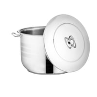 قدر استيل تركي 18/10 مقاس 36 سم ( 24 لتر )