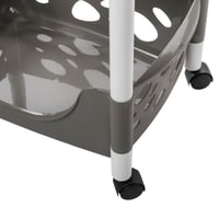 ارفف حامل خضار بلاستيك 4 ادوار رمادي