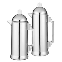 طقم ترامس شاي وقهوة الغزالة نيكل سادة فاخرة 2 قطعة