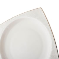 طقم صحون للحلا والفواكه والفطور 6 قطعة بورسلان مرب...