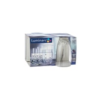 طقم كاسات ماء لومينارك 4 قطعة بقاعدة محجرة 350 مل