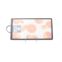 لوح تقطيع الخضروات واللحوم بولي مستطيل بيد معدن كو...