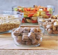 طقم زبادي حلا Duralex زجاج 6 قطعة فرنسي