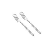 شوك طعام استيل مجدول 12 قطعة