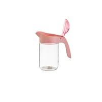 جك عصير بغطاء 660 مل بيد بلاستيك الوان متعددة