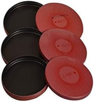 نيوفلون طقم صواني كنافة والحلويات 3 قطع بغطاء