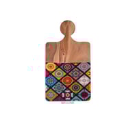 لوح تقديم للحلويات خشب هندي