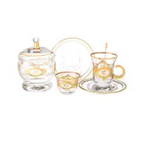 طقم قهوة وشاي 50 قطعة تركي