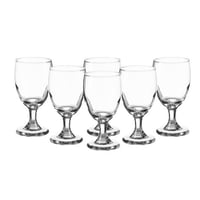 طقم كاسات عصير زجاج كوبيلت 6 قطع 330 مل