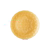 صحن تقديم حلويات زجاج تركي مدور مقاس 32 سم