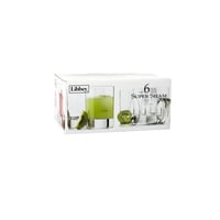 كاسات ماء زجاج سادة 6 قطعة 310 مل