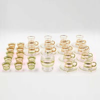 طقم قهوة وشاي 50 قطعة تركي