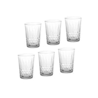 كاسات ماء زجاج تركي 6 قطعة 235 مل