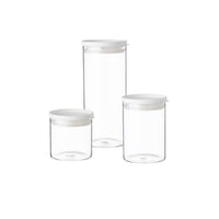 طقم مرطبانات زجاج 3 قطع