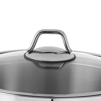 قدر ستالس ستيل تركي مقاس 28 غطاء زجاج