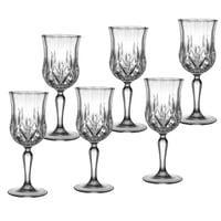 كاسات عصير كريستال ايطال 6 قطعة 230 مل RCR