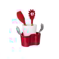 حامل اكسسوارات المطبخ بلاستيك 2 قطعة