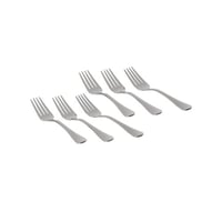 طقم شوك حلا استيل 6 قطع