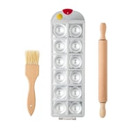 قالب معجنات معدني 12 فتحة مع فرادة وفرشات