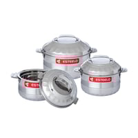 طقم حافظات استيل ريو 3 قطعة