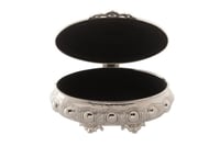 علبة مجوهرات فضي