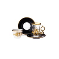 طقم شاي وقهوة 18 قطعة تركي