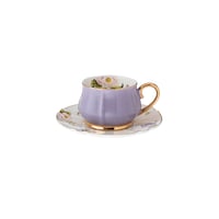 فنجان شاي بورسلان 2 قطعة موف