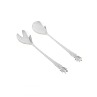 طقم ملاعق غرف فضي