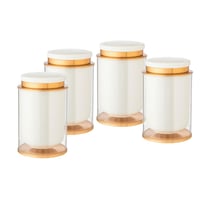 طقم علب سكر وشاي وقهوة بورسلان مزخرف وطبقة خارجية...