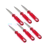 سكاكين مطبخ اكريلك 6 قطعة متعددة الالوان