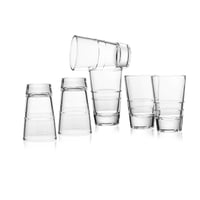 كاسات تقديم اسبريسو زجاج 6 قطعة 85 مل