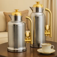 ترامس ساندرا 2 قطعة فضي و ذهبي سعة 1 لتر