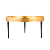 ستاند تقديم دائرية برجول معدن ذهبي مقاس 40 سم