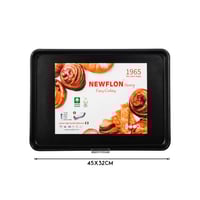 صينية فرن نيوفلون مستطيلة بطبقة عازلة للالتصاق مقا...