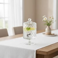 خزان عصير زجاج فاخر سعة 4.5 لتر