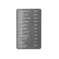 طقم عشاء بورسلان فاخر بزخرفة ناعمة 45 قطعة 6 اسخاص