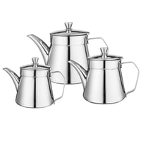 طقم براريد شاي 3 أحجام متنوعة من الستانلس ستيل عال...