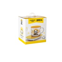 كوب بغطاء مع قاعدة حرارية