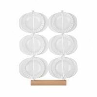 طقم 6 قوالب صنع السمبوسة مع فرادة عجين